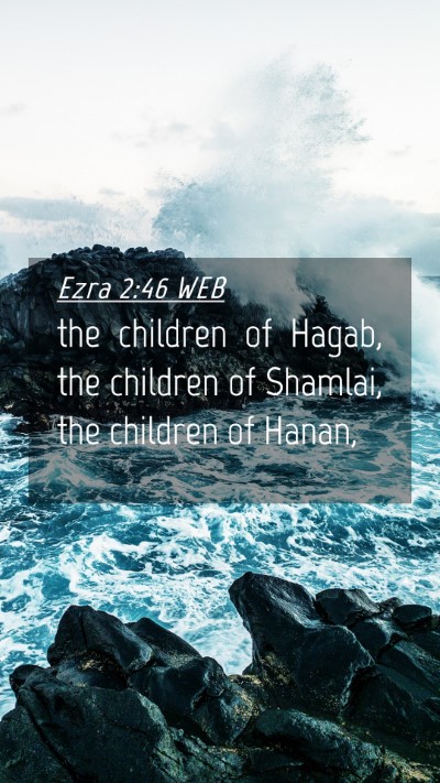 Picture 04 - Ezra 2:46 WEB Mobile Phone Wallpaper - the children of Hagab, the children of Shamlai, - Mobile Bible Verse Wallpaper