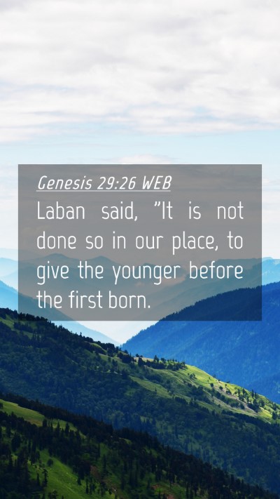 Picture 04 - Genesis 29:26 WEB Mobile Phone Wallpaper - Laban said, 