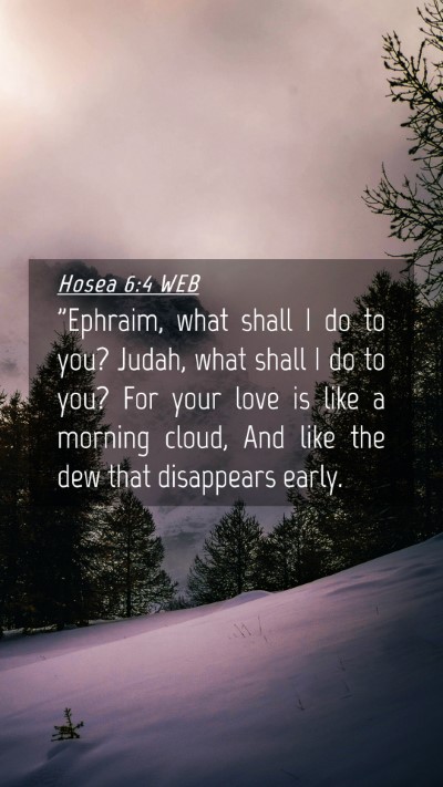 Picture 04 - Hosea 6:4 WEB Mobile Phone Wallpaper - 