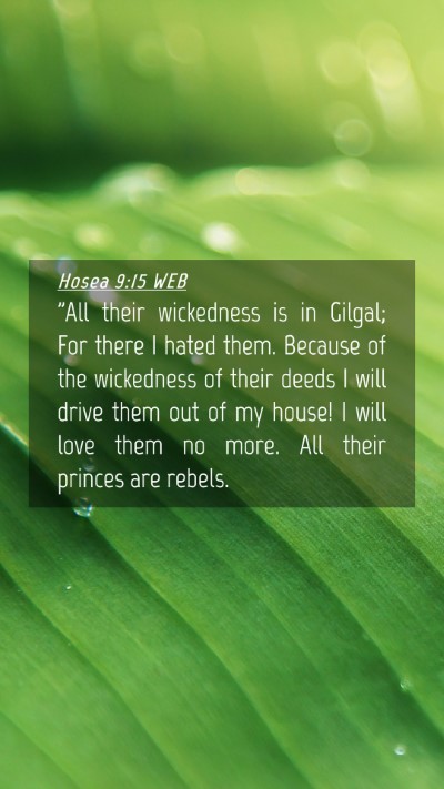 Picture 04 - Hosea 9:15 WEB Mobile Phone Wallpaper - 