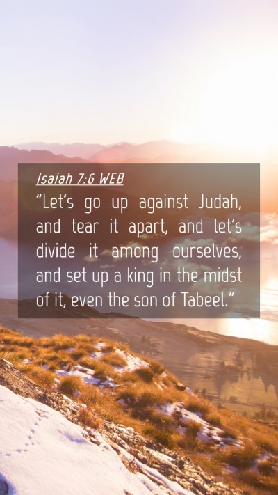 Picture 04 - Isaiah 7:6 WEB Mobile Phone Wallpaper - 
