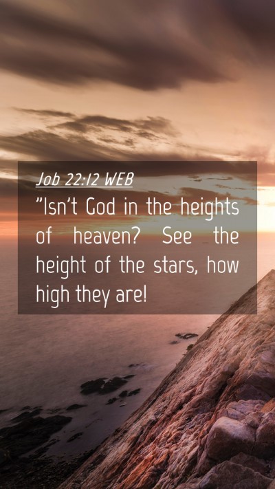 Picture 04 - Job 22:12 WEB Mobile Phone Wallpaper - 