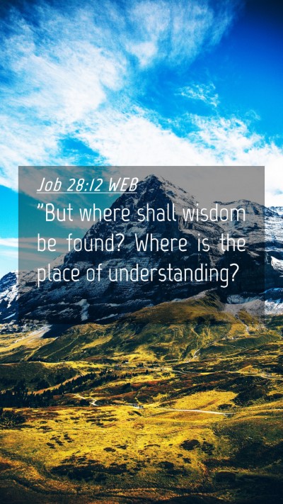 Picture 04 - Job 28:12 WEB Mobile Phone Wallpaper - 