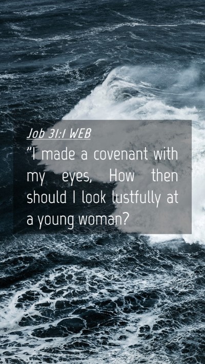 Picture 04 - Job 31:1 WEB Mobile Phone Wallpaper - 