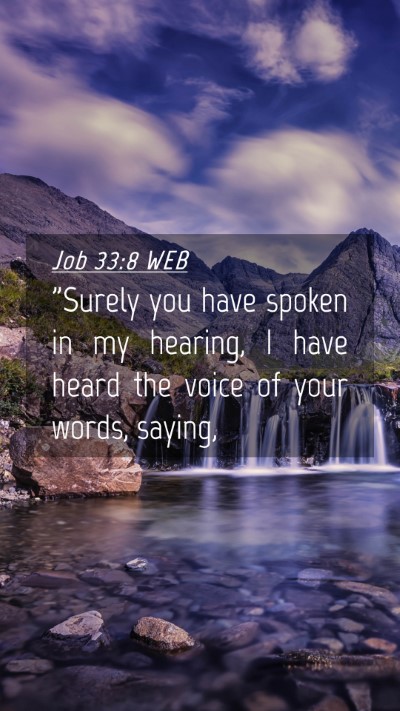 Picture 04 - Job 33:8 WEB Mobile Phone Wallpaper - 