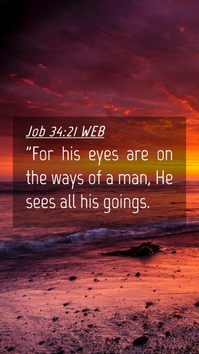 Picture 04 - Job 34:21 WEB Mobile Phone Wallpaper - 