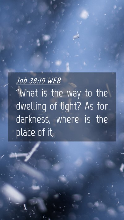 Picture 04 - Job 38:19 WEB Mobile Phone Wallpaper - 