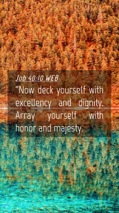 Picture 04 - Job 40:10 WEB Mobile Phone Wallpaper - 