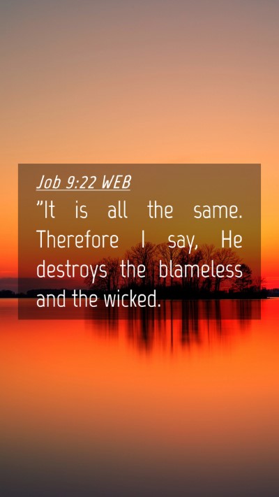 Picture 04 - Job 9:22 WEB Mobile Phone Wallpaper - 