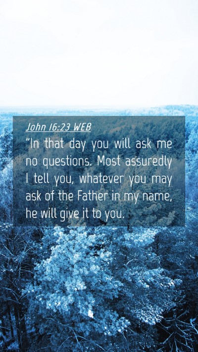 Picture 04 - John 16:23 WEB Mobile Phone Wallpaper - 