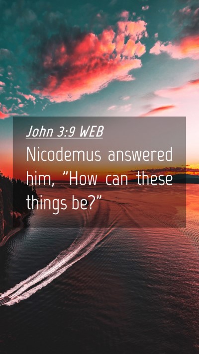 Picture 04 - John 3:9 WEB Mobile Phone Wallpaper - Nicodemus answered him, 