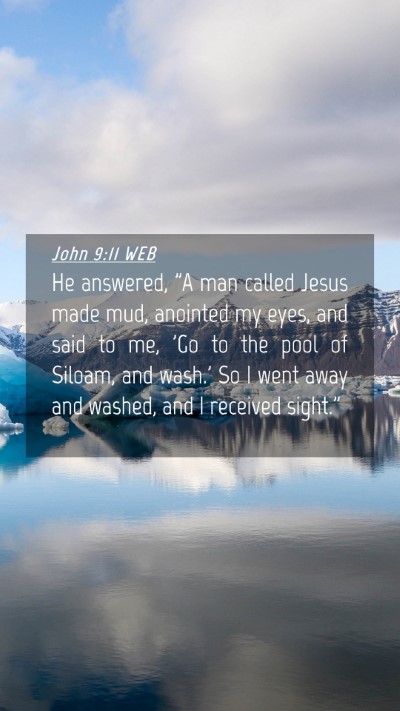 Picture 04 - John 9:11 WEB Mobile Phone Wallpaper - He answered, 