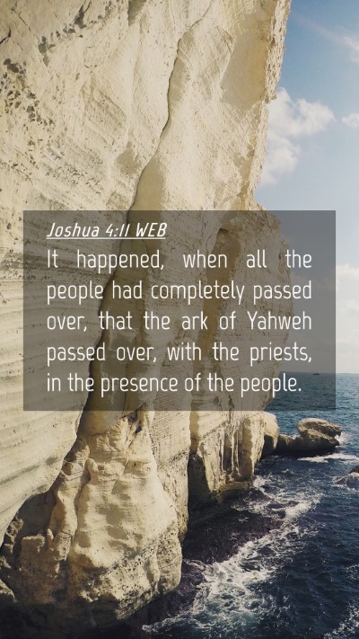 Picture 04 - Joshua 4:11 WEB Mobile Phone Wallpaper - It happened, when all the people had completely - Mobile Bible Verse Wallpaper