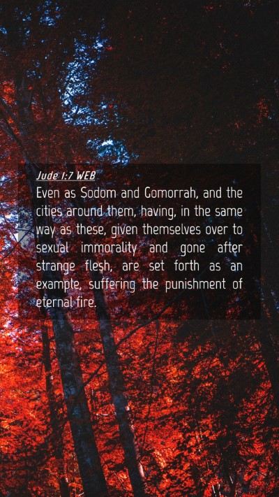 Picture 04 - Jude 1:7 WEB Mobile Phone Wallpaper - Even as Sodom and Gomorrah, and the cities around - Mobile Bible Verse Wallpaper
