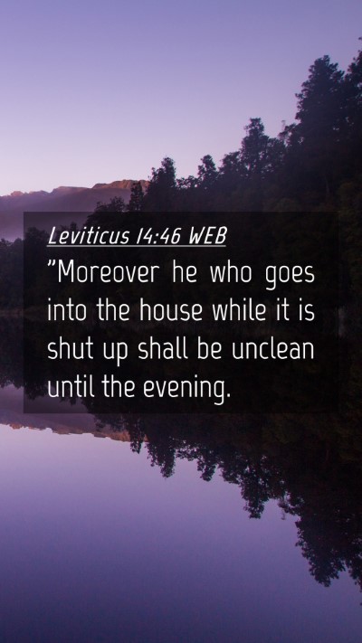 Picture 04 - Leviticus 14:46 WEB Mobile Phone Wallpaper - 
