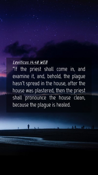 Picture 04 - Leviticus 14:48 WEB Mobile Phone Wallpaper - 