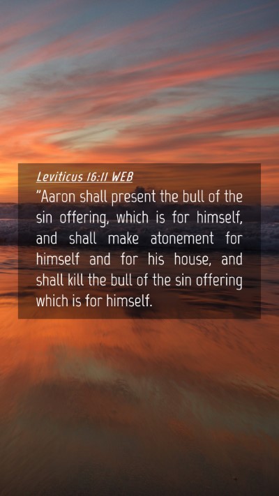 Picture 04 - Leviticus 16:11 WEB Mobile Phone Wallpaper - 