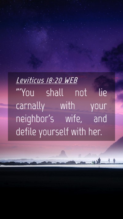 Picture 04 - Leviticus 18:20 WEB Mobile Phone Wallpaper - 