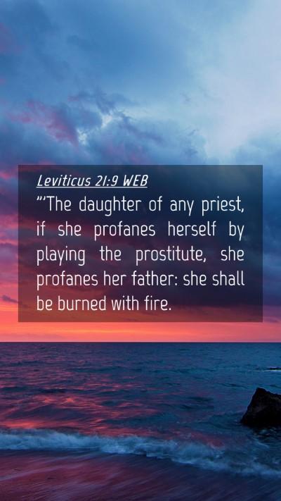 Picture 04 - Leviticus 21:9 WEB Mobile Phone Wallpaper - 