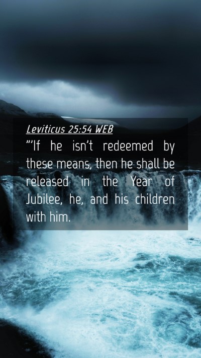 Picture 04 - Leviticus 25:54 WEB Mobile Phone Wallpaper - 