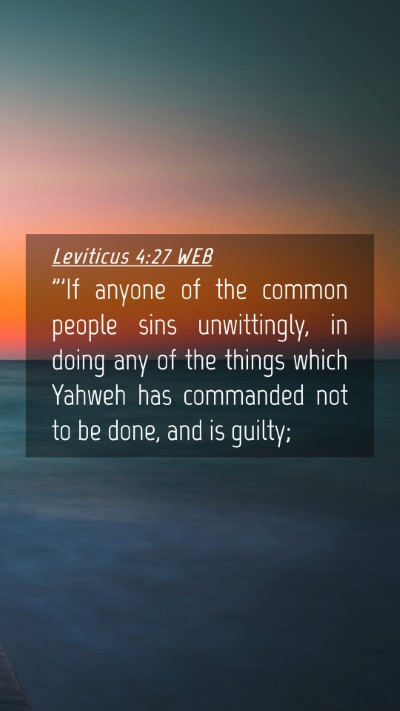 Picture 04 - Leviticus 4:27 WEB Mobile Phone Wallpaper - 