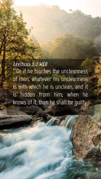 Picture 04 - Leviticus 5:3 WEB Mobile Phone Wallpaper - 