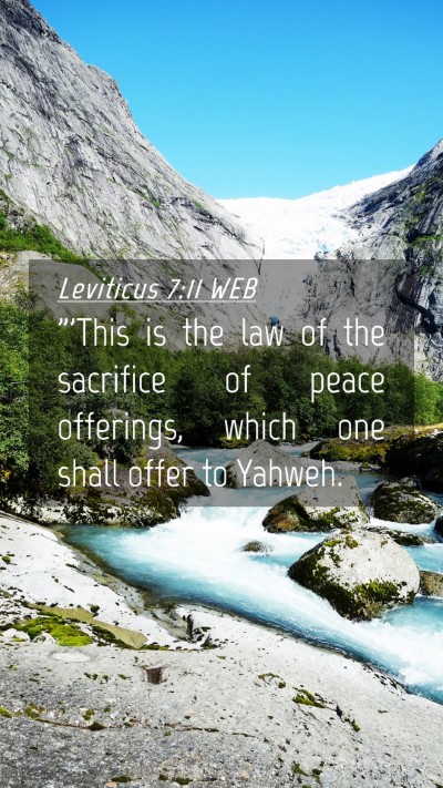 Picture 04 - Leviticus 7:11 WEB Mobile Phone Wallpaper - 