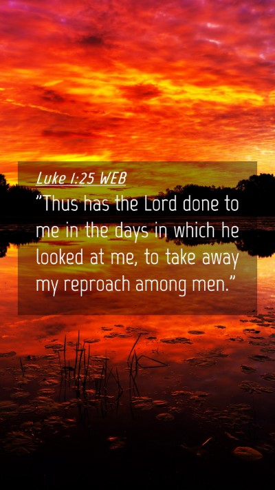 Picture 04 - Luke 1:25 WEB Mobile Phone Wallpaper - 