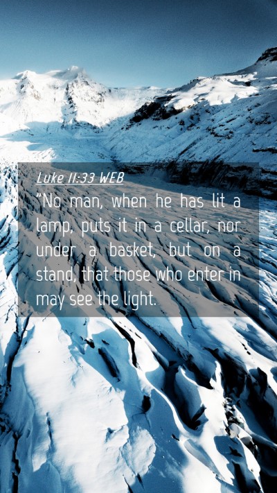 Picture 04 - Luke 11:33 WEB Mobile Phone Wallpaper - 