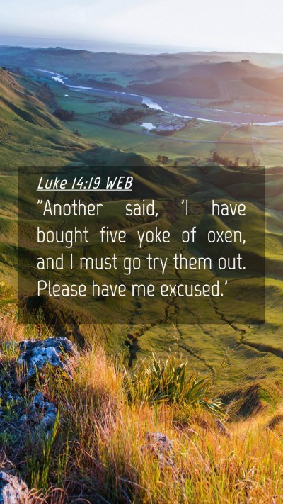 Picture 04 - Luke 14:19 WEB Mobile Phone Wallpaper - 
