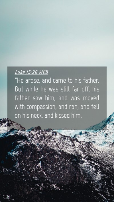 Picture 04 - Luke 15:20 WEB Mobile Phone Wallpaper - 