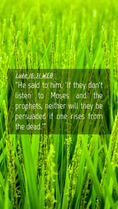 Picture 04 - Luke 16:31 WEB Mobile Phone Wallpaper - 