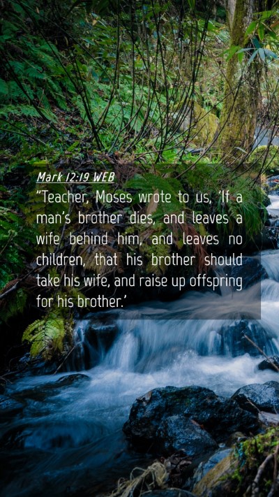 Picture 04 - Mark 12:19 WEB Mobile Phone Wallpaper - 