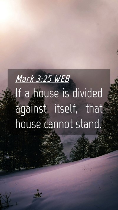 Picture 04 - Mark 3:25 WEB Mobile Phone Wallpaper - If a house is divided against itself, that house - Mobile Bible Verse Wallpaper