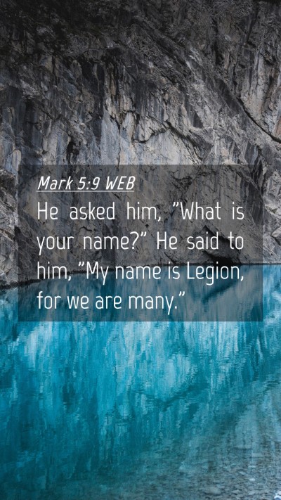 Picture 04 - Mark 5:9 WEB Mobile Phone Wallpaper - He asked him, 