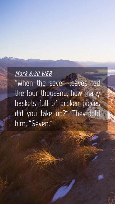 Picture 04 - Mark 8:20 WEB Mobile Phone Wallpaper - 