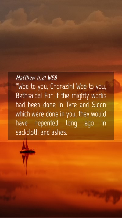 Picture 04 - Matthew 11:21 WEB Mobile Phone Wallpaper - 