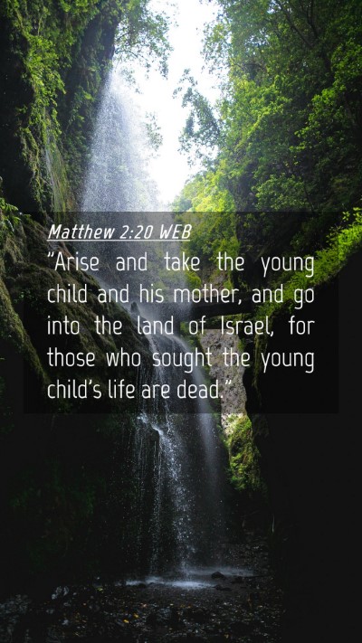 Picture 04 - Matthew 2:20 WEB Mobile Phone Wallpaper - 