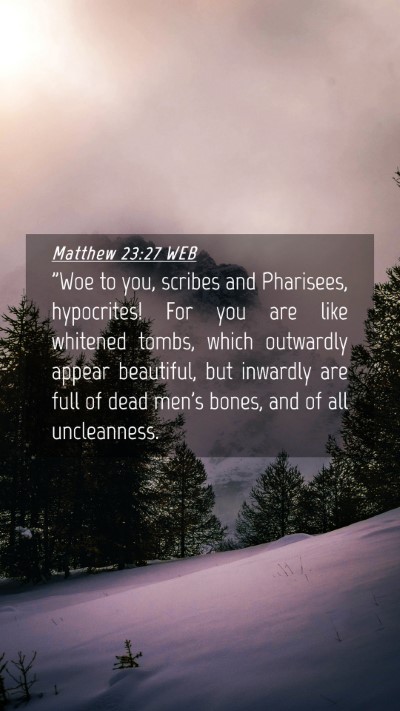Picture 04 - Matthew 23:27 WEB Mobile Phone Wallpaper - 