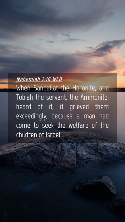 Picture 04 - Nehemiah 2:10 WEB Mobile Phone Wallpaper - When Sanballat the Horonite, and Tobiah the - Mobile Bible Verse Wallpaper