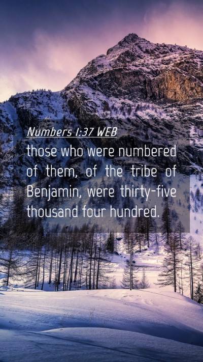 Picture 04 - Numbers 1:37 WEB Mobile Phone Wallpaper - those who were numbered of them, of the tribe of - Mobile Bible Verse Wallpaper