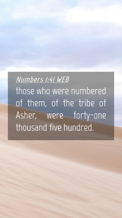 Picture 04 - Numbers 1:41 WEB Mobile Phone Wallpaper - those who were numbered of them, of the tribe of - Mobile Bible Verse Wallpaper