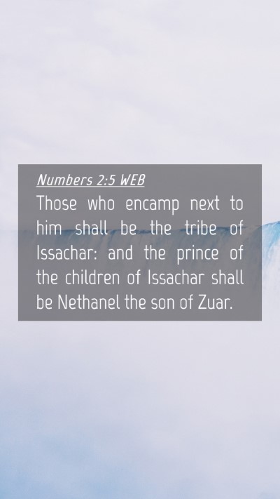 Picture 04 - Numbers 2:5 WEB Mobile Phone Wallpaper - Those who encamp next to him shall be the tribe - Mobile Bible Verse Wallpaper