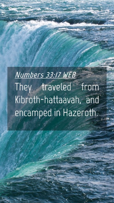 Picture 04 - Numbers 33:17 WEB Mobile Phone Wallpaper - They traveled from Kibroth-hattaavah, and - Mobile Bible Verse Wallpaper
