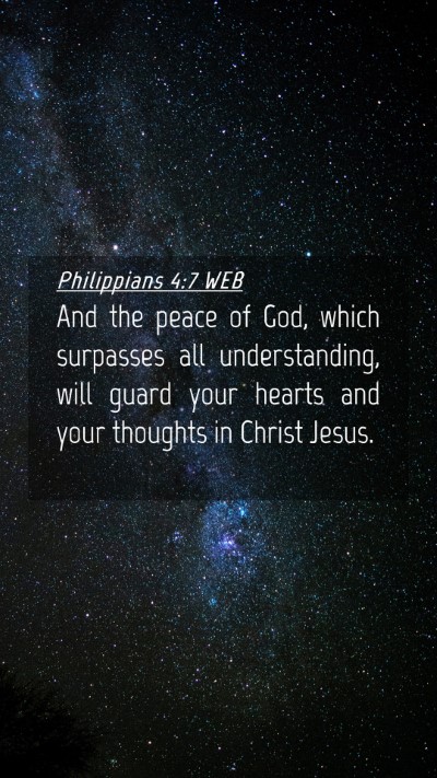 Picture 04 - Philippians 4:7 WEB Mobile Phone Wallpaper - And the peace of God, which surpasses all - Mobile Bible Verse Wallpaper