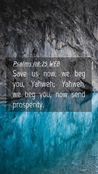Picture 04 - Psalms 118:25 WEB Mobile Phone Wallpaper - Save us now, we beg you, Yahweh; Yahweh, we beg - Mobile Bible Verse Wallpaper
