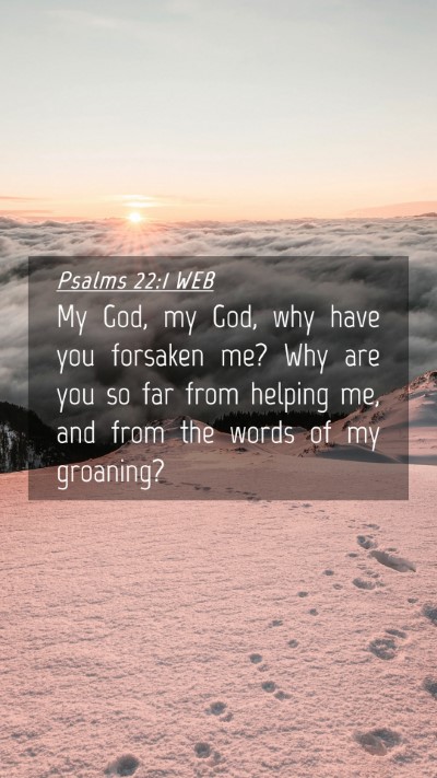 Picture 04 - Psalms 22:1 WEB Mobile Phone Wallpaper - My God, my God, why have you forsaken me? Why are - Mobile Bible Verse Wallpaper