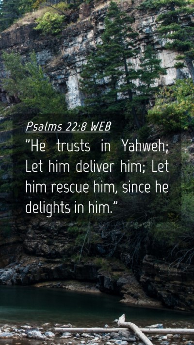 Picture 04 - Psalms 22:8 WEB Mobile Phone Wallpaper - 