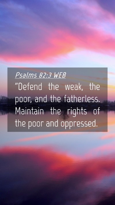 Picture 04 - Psalms 82:3 WEB Mobile Phone Wallpaper - 
