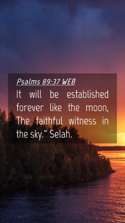 Picture 04 - Psalms 89:37 WEB Mobile Phone Wallpaper - It will be established forever like the moon, The - Mobile Bible Verse Wallpaper